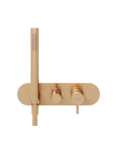 Trijų dalių maišytuvas ESPIRIT ES 068.00, Šlifuotas rožinis auksas, RAVAK