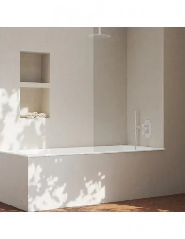 Laikiklis dušo galvutei 703.00CR, Baltas velvetas, RAVAK