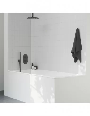 Laikiklis dušo galvutei 703.00CR, Juodas matinis, RAVAK