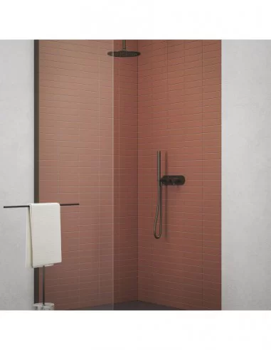 Laikiklis dušo galvutei 703.00CR, Šlifuotas grafito, RAVAK