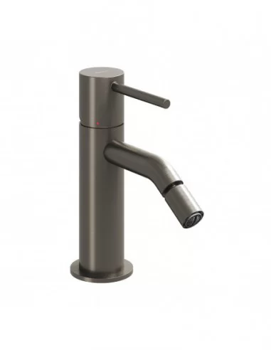 Bidė maišytuvas ESPIRIT 154 mm su dugno vožtuvu, Šlifuotas grafito, RAVAK