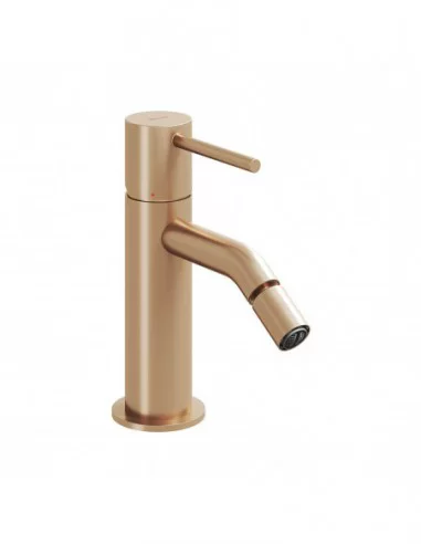 Bidė maišytuvas ESPIRIT 154 mm su dugno vožtuvu, Šlifuotas rožinis auksas, RAVAK