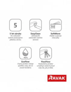 Bidė maišytuvas ESPIRIT 154 mm su dugno vožtuvu, Šlifuotas rožinis auksas, RAVAK