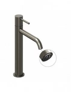 Maišytuvas ESPIRIT 250 mm su BeCool funkcija, Šlifuotas grafito, RAVAK