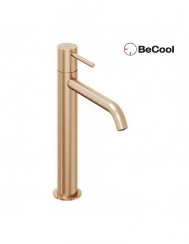 Maišytuvas ESPIRIT 250 mm su BeCool funkcija, Šlifuotas rožinis auksas, RAVAK