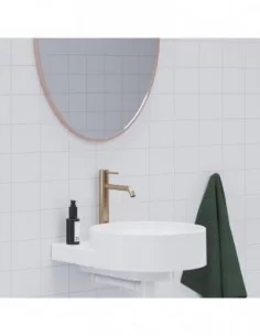 Maišytuvas ESPIRIT 250 mm su BeCool funkcija, Šlifuotas rožinis auksas, RAVAK