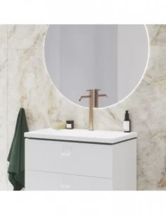 Maišytuvas ESPIRIT 250 mm su BeCool funkcija, Šlifuotas rožinis auksas, RAVAK