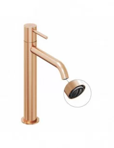 Maišytuvas ESPIRIT 250 mm su BeCool funkcija, Šlifuotas rožinis auksas, RAVAK