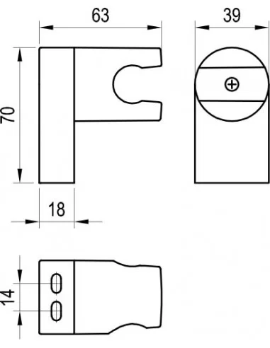 Dušo laikiklis Chrome, Rožinis auksas, RAVAK