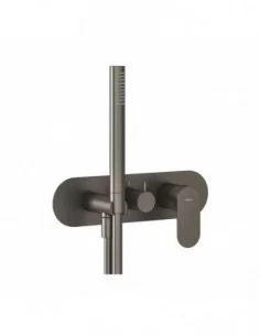 Maišytuvas Eleganta, be dušo, Šlifuotas grafito, RAVAK