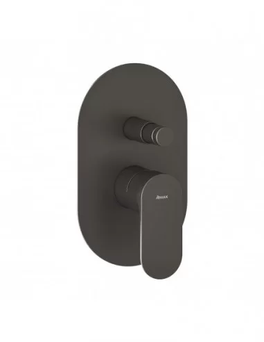 Potinkinis maišytuvas Eleganta EL 061.00, Šlifuotas grafito, RAVAK