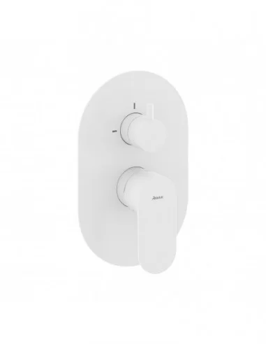 Sieninis maišytuvas, BE dušo komplekto, Baltas velvetas, RAVAK