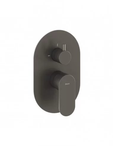 Sieninis maišytuvas, BE dušo komplekto, Šlifuotas grafito, RAVAK