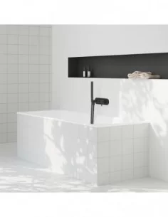 Maišytuvas ESPIRIT, be dušo, Juodas matinis, RAVAK