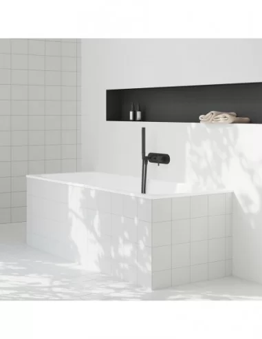 Maišytuvas ESPIRIT, be dušo, Juodas matinis, RAVAK