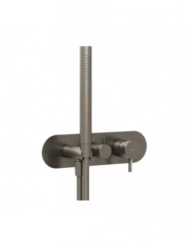 Maišytuvas ESPIRIT, be dušo, Šlifuotas grafito, RAVAK