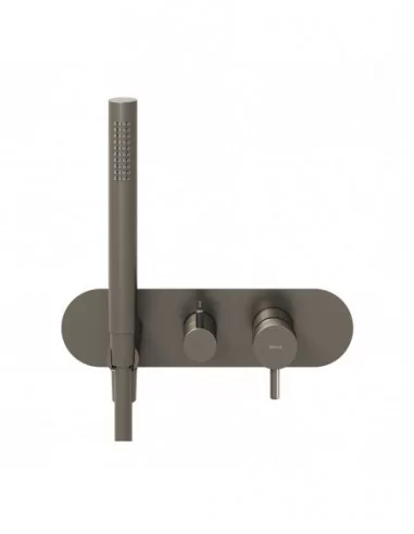 Maišytuvas ESPIRIT, be dušo, Šlifuotas grafito, RAVAK