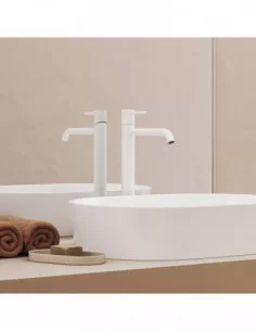 Maišytuvas ESPIRIT 340 mm su BeCool funkcija, Baltas velvetas, RAVAK