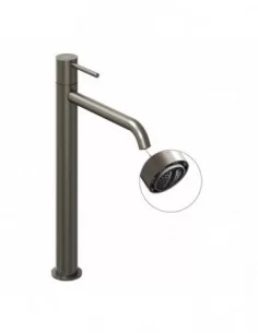 Maišytuvas ESPIRIT 340 mm su BeCool funkcija, Šlifuotas grafito, RAVAK