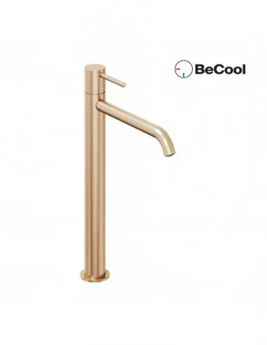 Maišytuvas ESPIRIT 340 mm su BeCool funkcija, Šlifuotas rožinis auksas, RAVAK