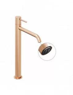 Maišytuvas ESPIRIT 340 mm su BeCool funkcija, Šlifuotas rožinis auksas, RAVAK