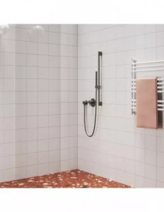 Apvali dušo galvutė Chrome 951.10, Šlifuotas grafito, RAVAK