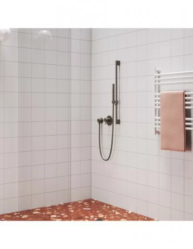 Apvali dušo galvutė Chrome 951.10, Šlifuotas grafito, RAVAK