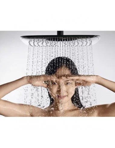 Dušo galva stacionari iš lubų PuraVida 400 Air 1 jet chromas, Hansgrohe