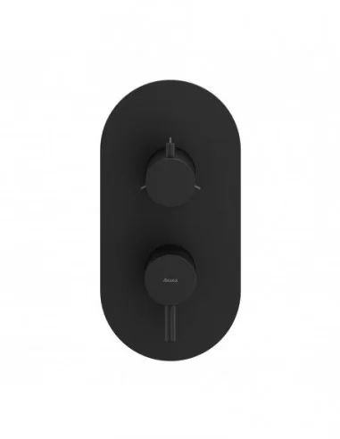 Trijų dalių maišytuvasS ESPIRIT, BE dušo komplekto, Juodas matinis, RAVAK