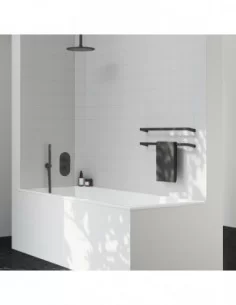 Trijų dalių maišytuvasS ESPIRIT, BE dušo komplekto, Juodas matinis, RAVAK