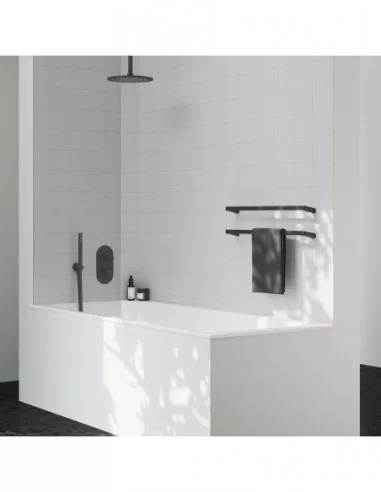 Trijų dalių maišytuvasS ESPIRIT, BE dušo komplekto, Juodas matinis, RAVAK