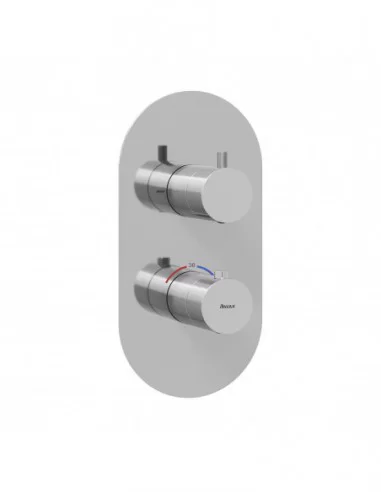 Termostatinis potinkinis vonios/dušo maišytuvas ESPIRIT, Blizgus chromas, RAVAK