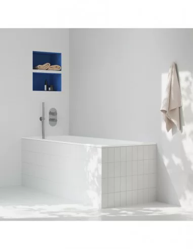 Termostatinis potinkinis vonios/dušo maišytuvas ESPIRIT, Blizgus chromas, RAVAK