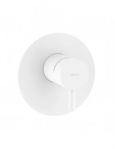 Termostatinis potinkinis dušo maišytuvas ESPIRIT, su jungikliu, Baltas velvetas, RAVAK