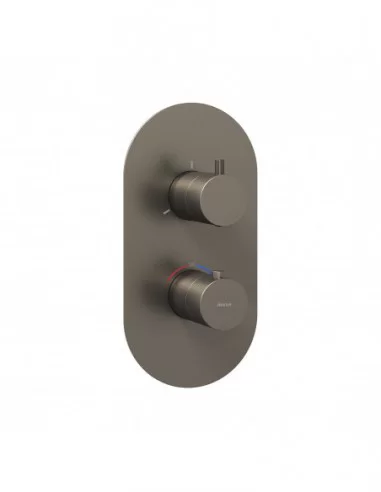 Potinkinis termostatinis Espirit maišytuvas, Šlifuotas grafito, RAVAK