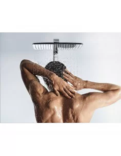 Dušo galva stacionari iš sienos PuraVida 400 Air 1 jet chromas, Hansgrohe
