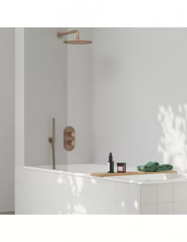 Potinkinis termostatinis Espirit maišytuvas, Šlifuotas rožinis auksas, RAVAK