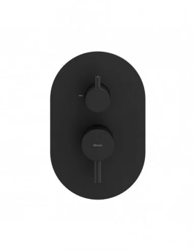 Sieninis maišytuvas, BE dušo komplekto, Juodas matinis, RAVAK