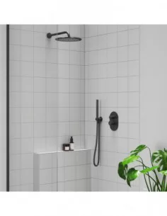 Sieninis maišytuvas, BE dušo komplekto, Juodas matinis, RAVAK