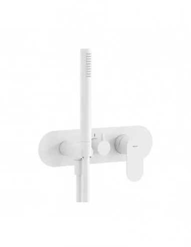 Potinkinis maišytuvas ELEGANTA, Baltas velvetas, RAVAK