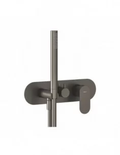 Potinkinis maišytuvas ELEGANTA, Šlifuotas grafito, RAVAK