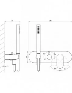 Potinkinis maišytuvas ELEGANTA, Šlifuotas rožinis auksas, RAVAK