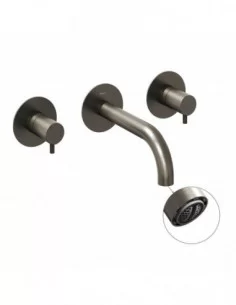 Sieninis maišytuvas Espirit, Šlifuotas grafito, RAVAK