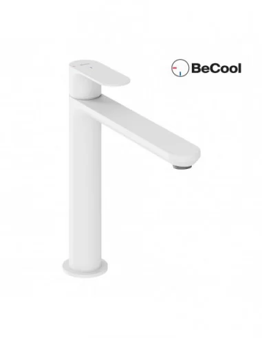 Maišytuvas ELEGANTA 220mm su BeCool funkcija, Baltas velvetas, RAVAK