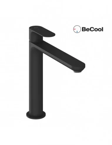 Maišytuvas ELEGANTA 220mm su BeCool funkcija, Juodas matinis, RAVAK