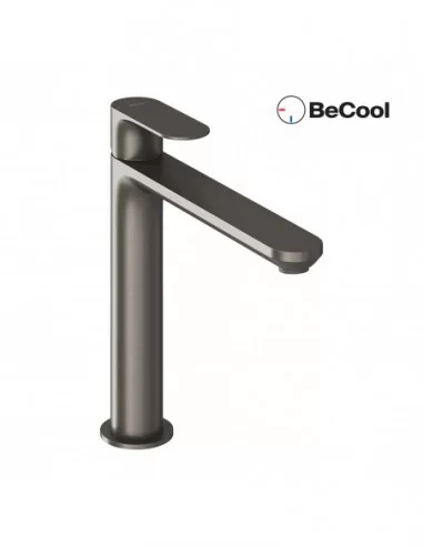 Maišytuvas ELEGANTA 220mm su BeCool funkcija, Šlifuotas grafito, RAVAK