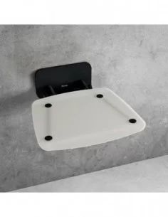 Atlenkiama sėdynė OVO B II, Juoda, RAVAK