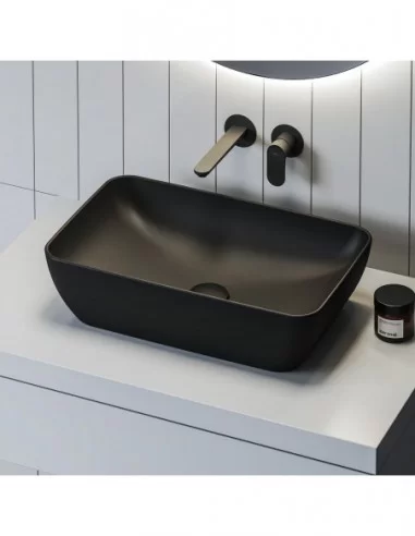 Praustuvas UNI SLIM, juodas, RAVAK