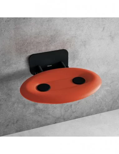 Atlenkiama sėdynė OVO P II, Juoda, RAVAK