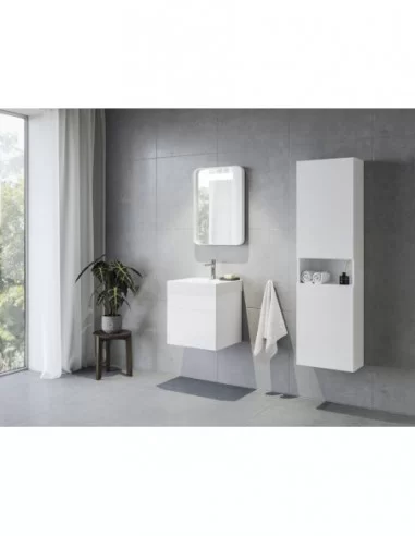 Aukšta spintelė SB Natural 45, Balta, RAVAK